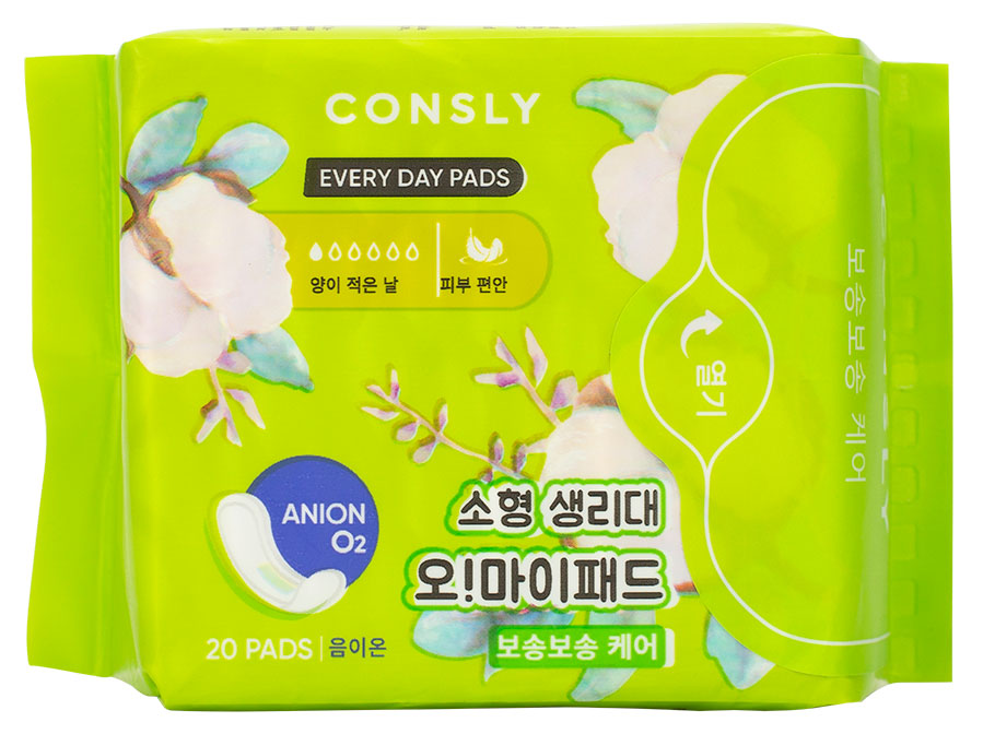 Изображение товара Прокладки ежедневные CONSLY Oh! My Pads 1 капля, 20 шт