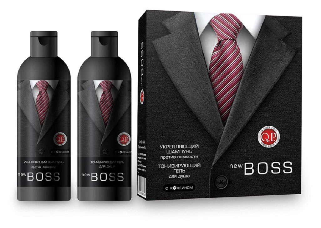 Изображение товара Набор подарочный для мужчин Compliment New Boss The King Шампунь для волос 250 мл + Гель для душа 250 мл