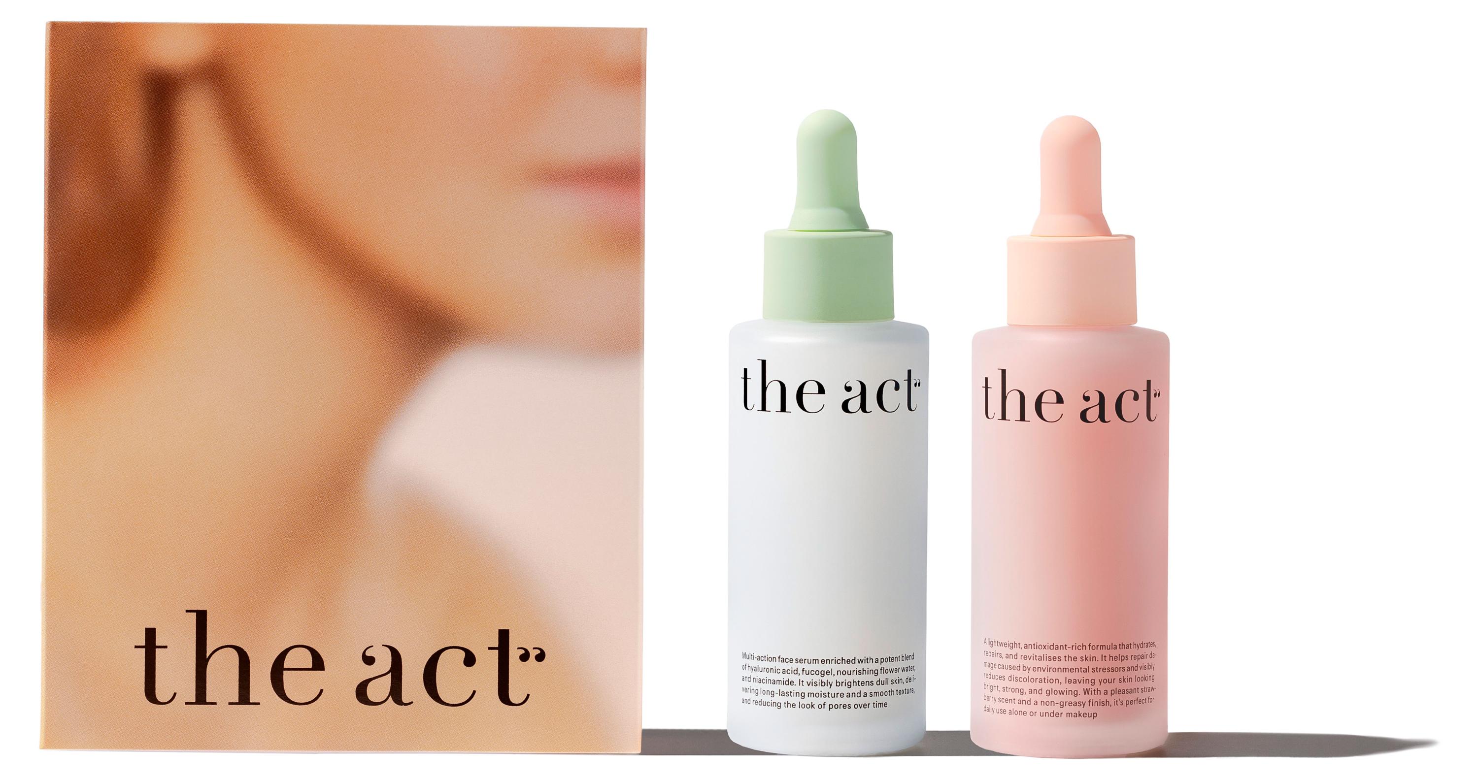 

Набор The Act Сыворотка Сияния кожи лица 50 мл + Сыворотка Увлажняющая 50 мл