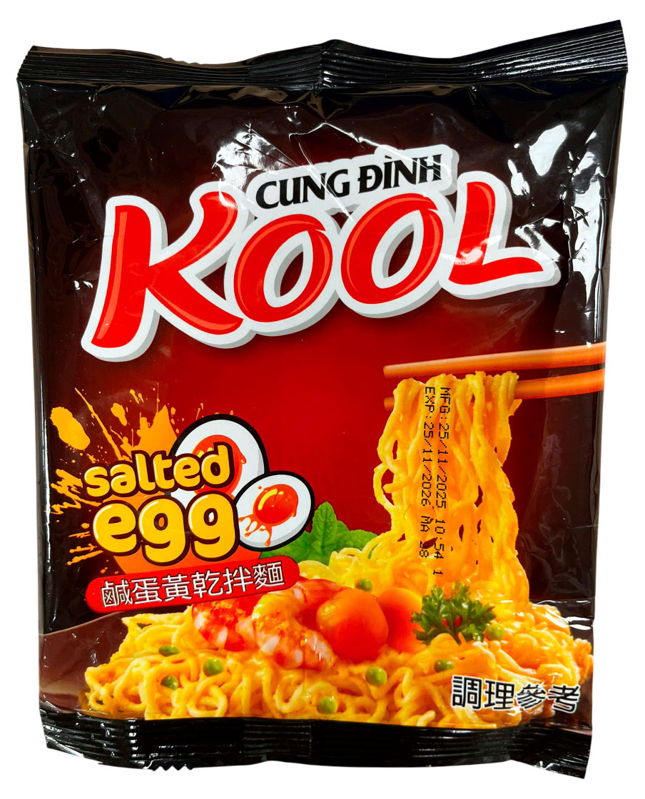 Изображение товара Лапша быстрого приготовления Kool со вкусом соленого яичного желтка Вьетнам 90 г