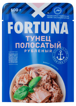 

Тунец рубленый Fortuna в собственном соку Таиланд, 100 г