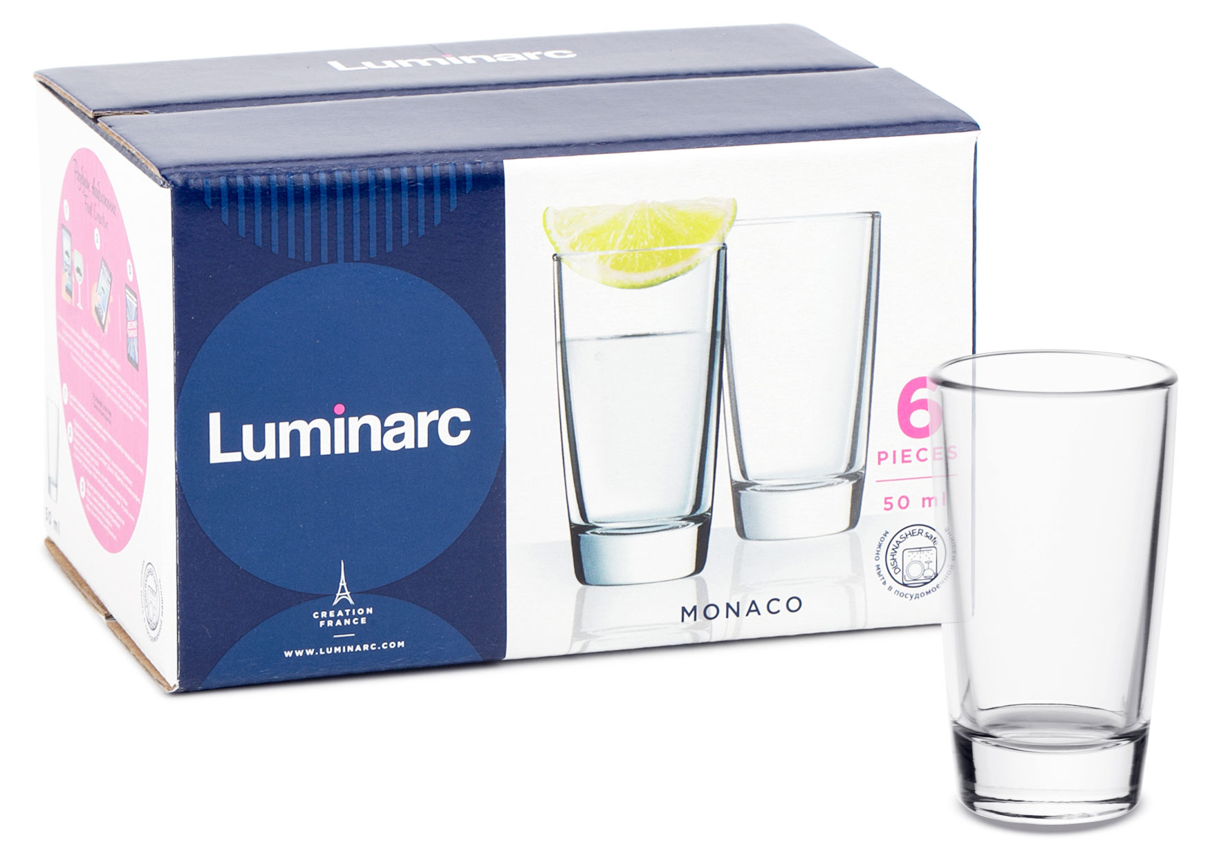 

Набор стопок Luminarc Монако, 50 мл х 6 шт