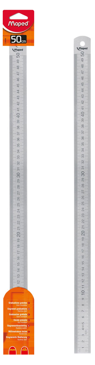 

Линейка металлическая Maped, 50 см
