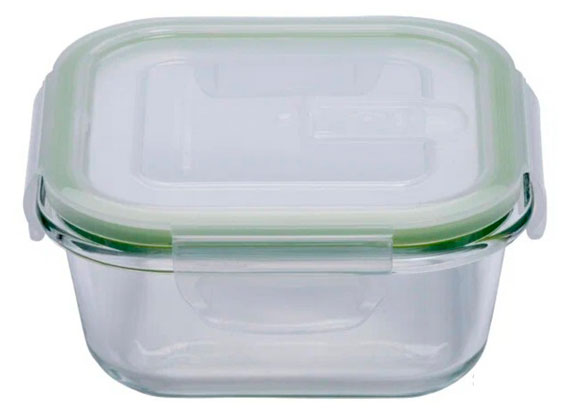 Изображение товара Контейнер «Катюша» Квадратный с крышкой и клапаном, 520 мл