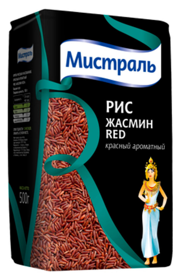 Изображение товара Рис «Мистраль» Жасмин Red красный ароматный, 500 г