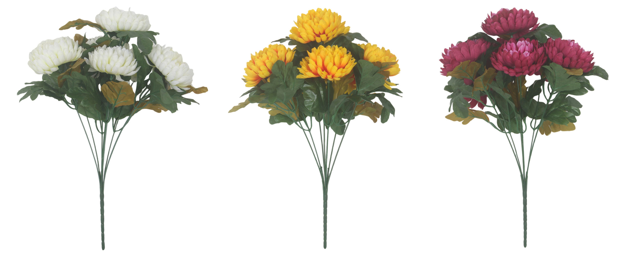 Изображение товара Цветок искусственный Actuel Хризантема куст 38 см, 1 шт в ассортименте