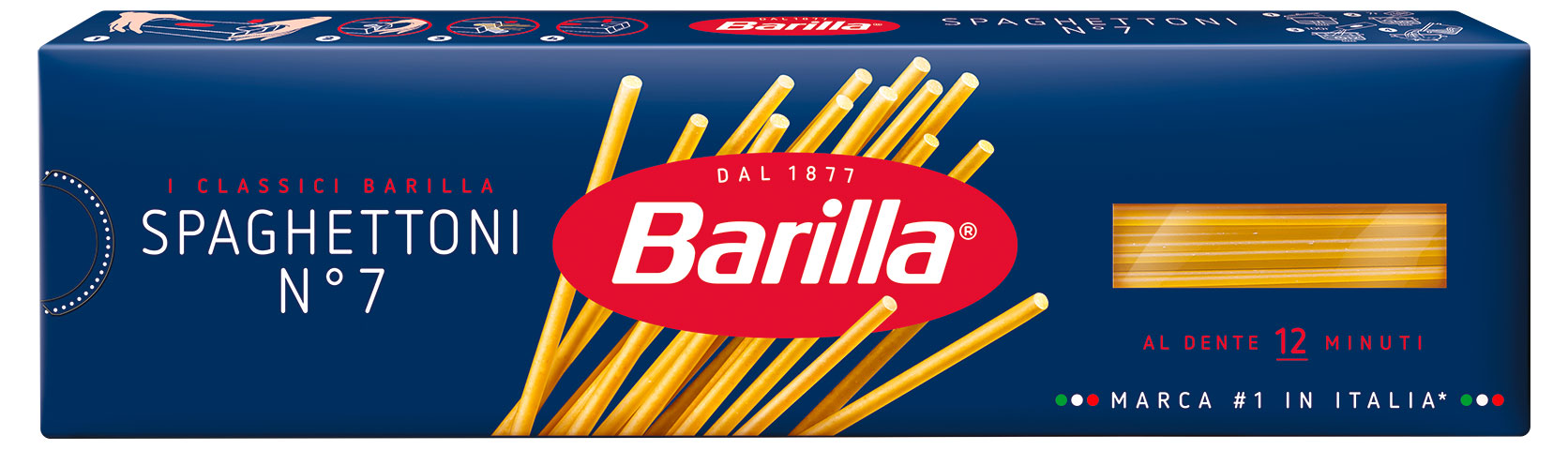 

Макаронные изделия Barilla Spaghettoni 7 спагетти, 450 г