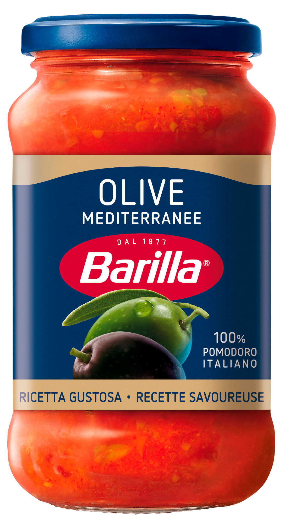 Изображение товара Соус томатный с оливками Barilla Olive 400 г для пасты