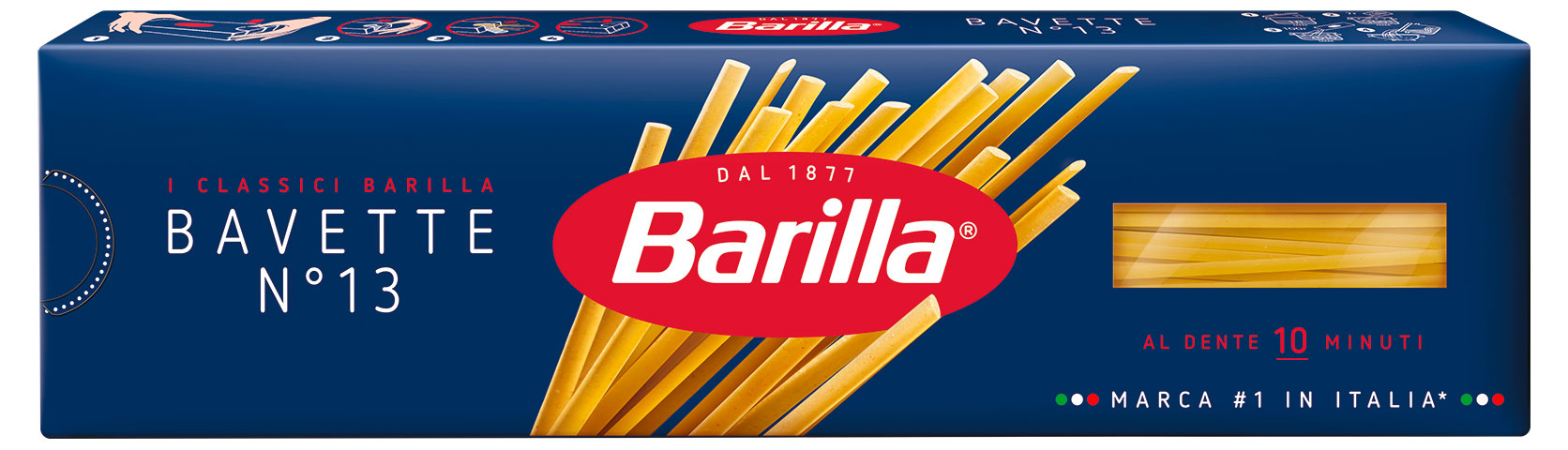 

Макаронные изделия Barilla Bavette 13 спагетти, 450 г
