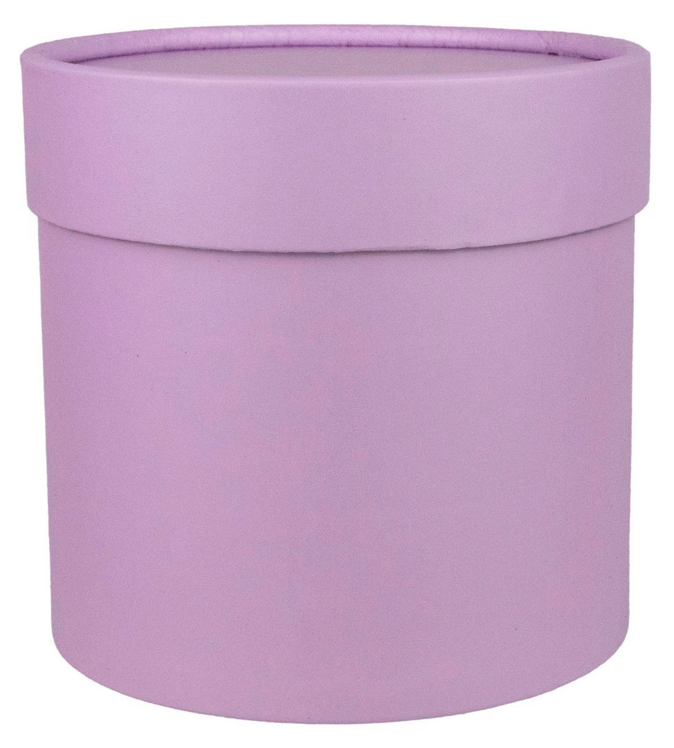 Изображение товара Шляпная коробка Азалия Сиреневая D12,5xH12,5 см