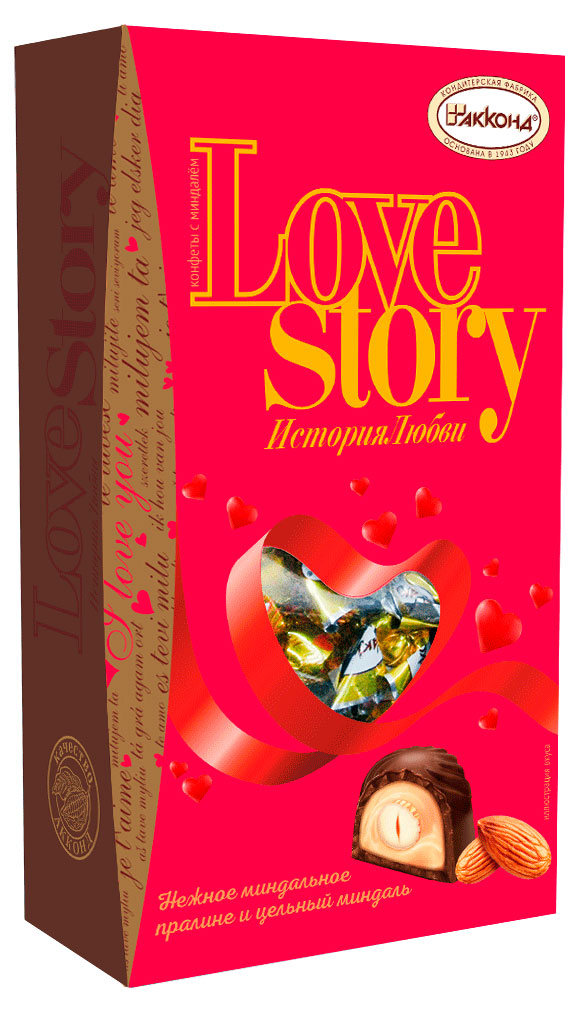 

Конфеты шоколадные Love Story, 250 г