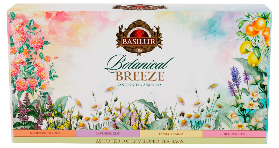 

Чайное ассорти Basilur Batanical Breeze Шри-Ланка, 100 пакетиков