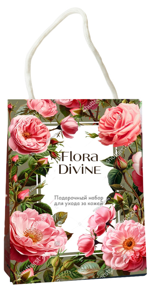 Изображение товара Набор подарочный Flora Divine, Крем для рук питательный 75 мл + Крем-скраб для рук 75 мл в ассортименте