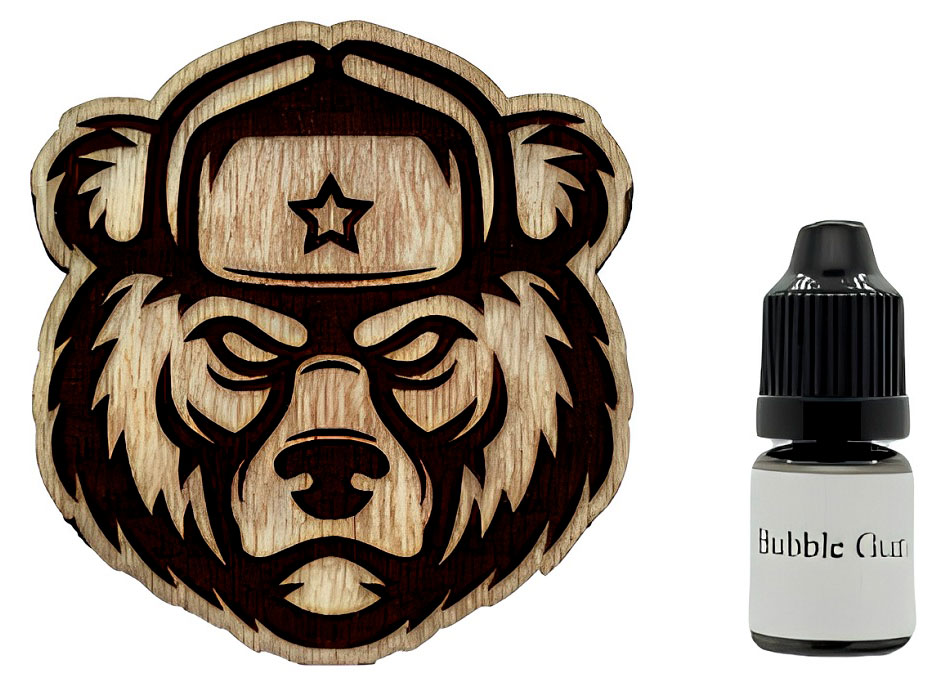 Изображение товара Ароматизатор на дефлектор Медведь в шапке + аромамасло Bubble Gum, 5 мл