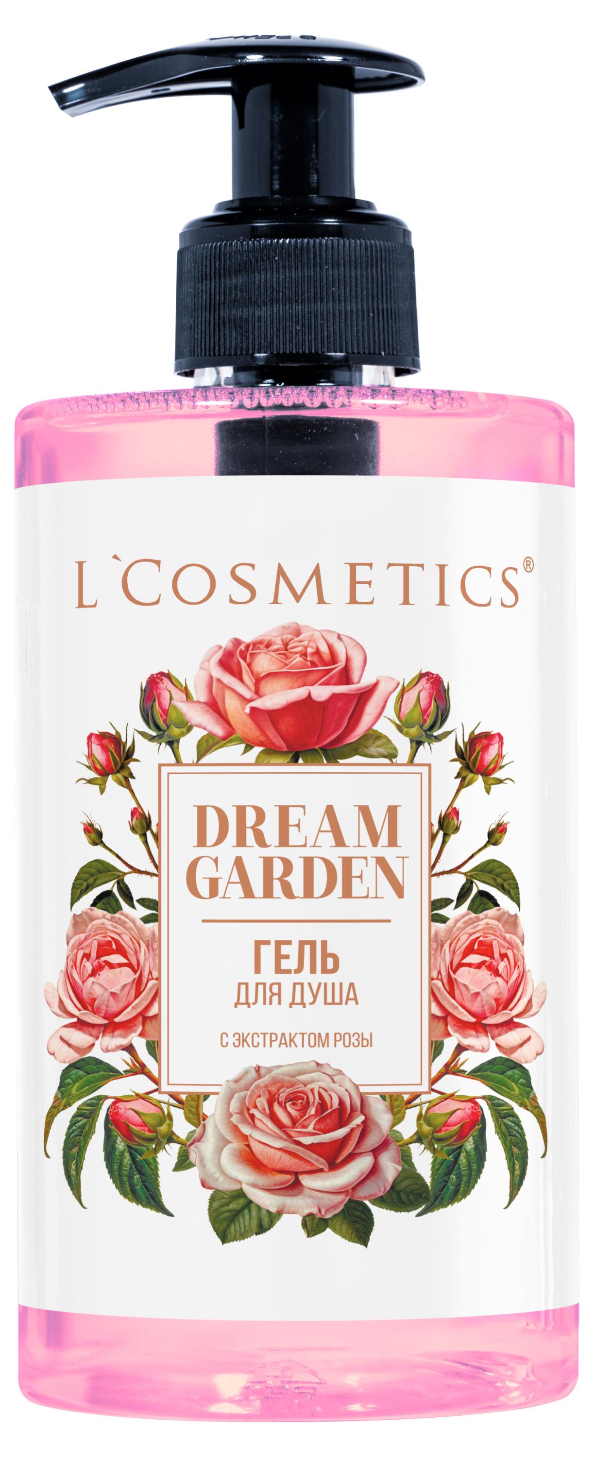 

Гель для душа L'Cosmetics Dream Garden с экстрактом розы, 440 мл