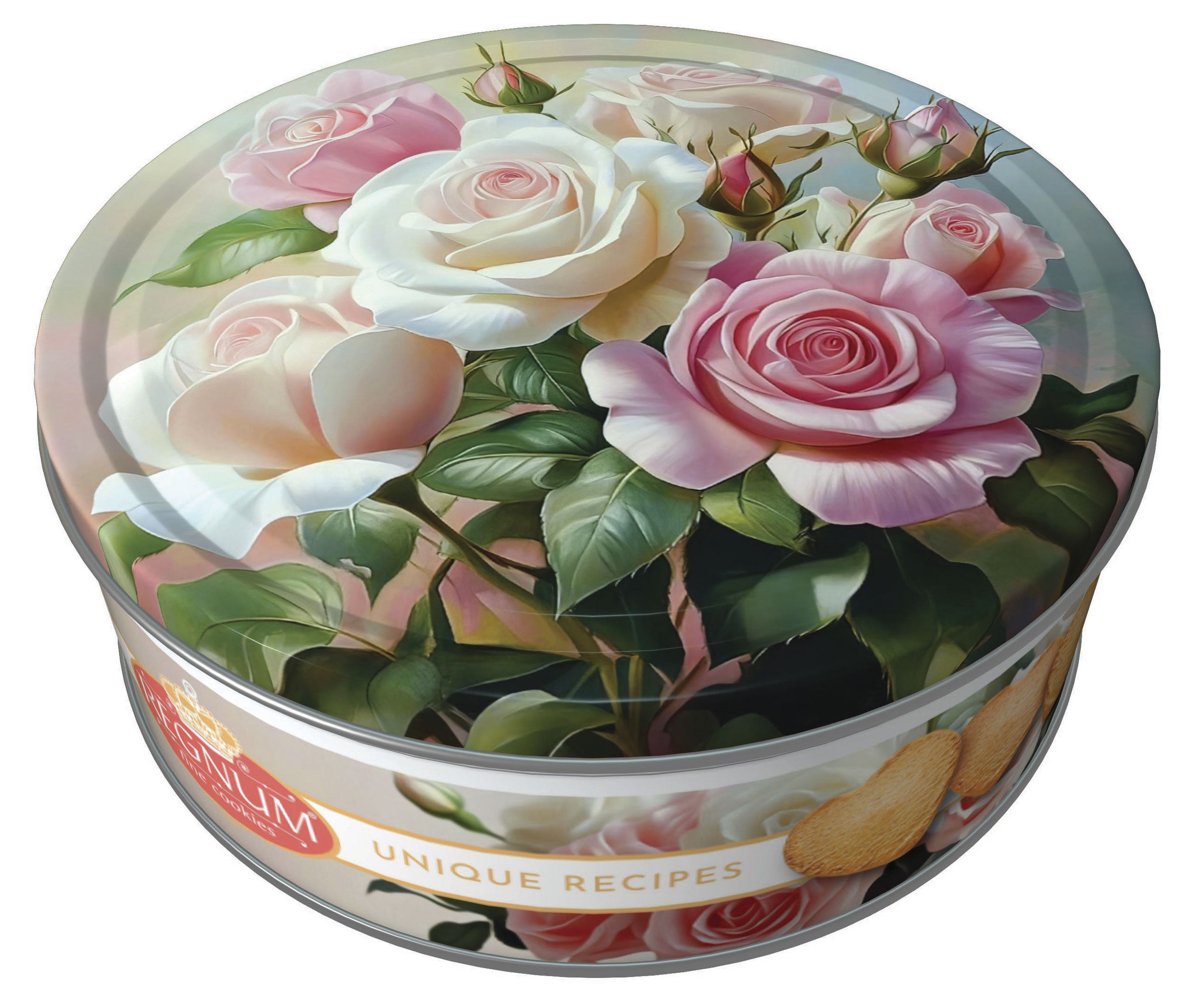 

Печенье сдобное REGNUM Сладкая Сказка Розовый этюд, 400 г