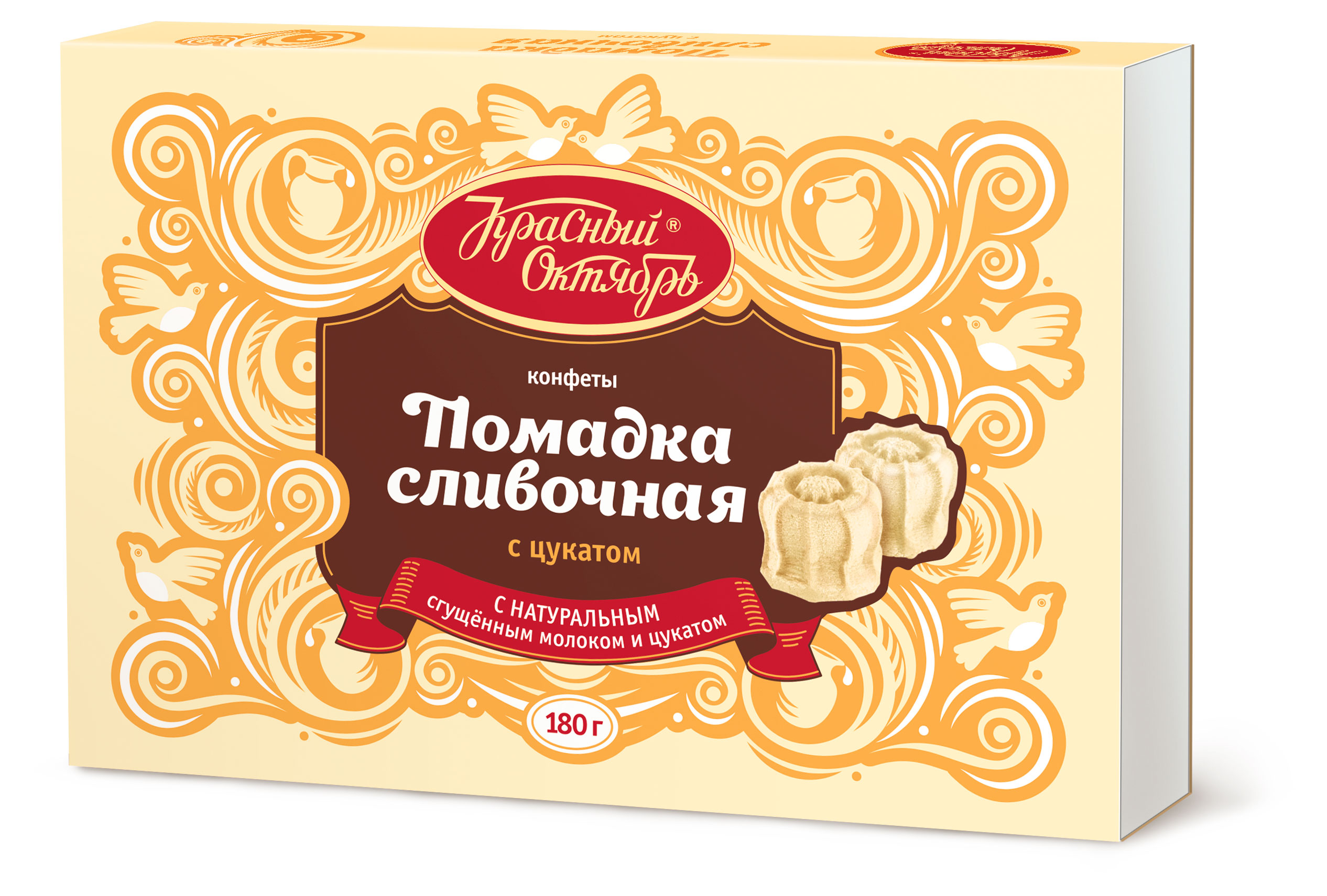 

Конфеты Красный октябрь Сливочная помадка с цукатами, 180 г