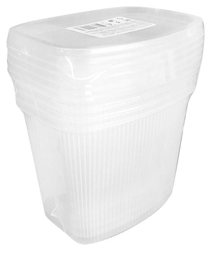 Изображение товара Набор контейнеров с крышкой 1 л, 5 шт