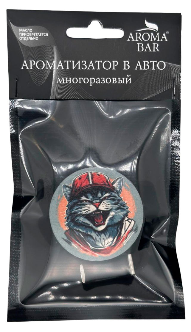 Изображение товара Автомобильный ароматизатор Aroma Bar Дерзкий кот стильный и натуральный