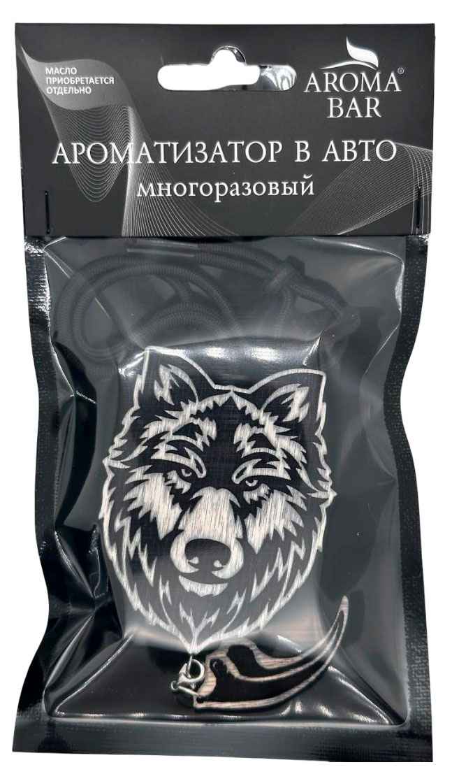 

Ароматизатор автомобильный Aroma Bar Волк