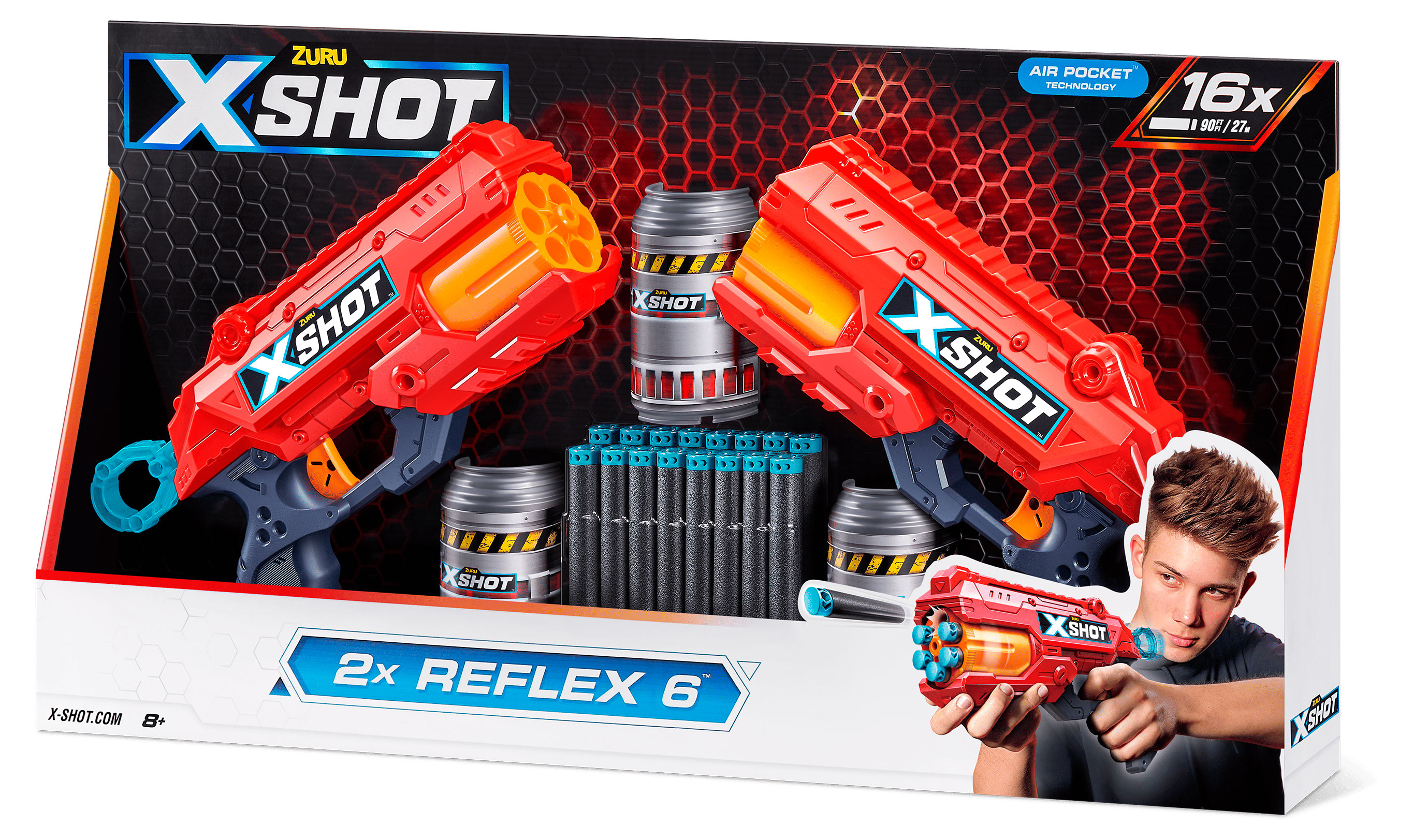 

Игровой набор X-Shot Excel Reflex 2 бластера + стрелы и мишени