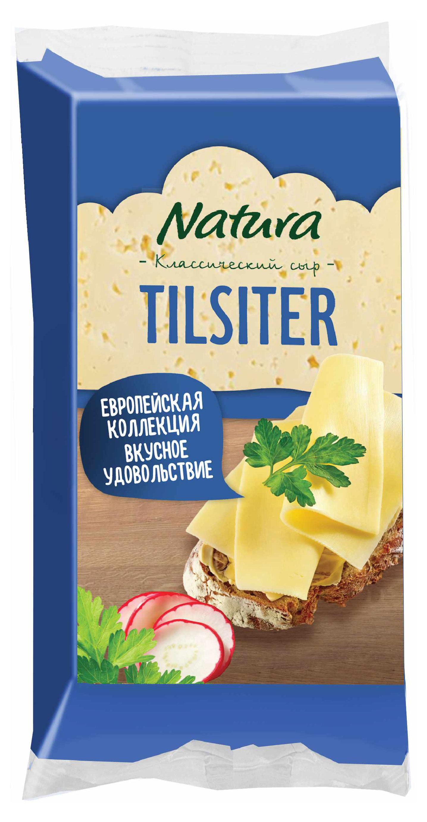 Изображение товара Сыр полутвердый Тильзитер Natura 45% Россия 180 г