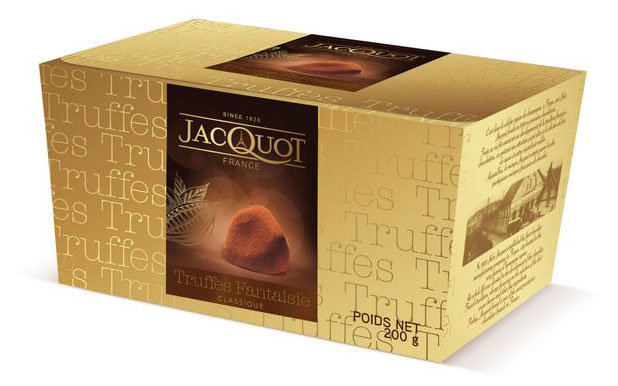 Изображение товара Конфеты Jacquot трюфель классический 200 г Франция подарочная упаковка