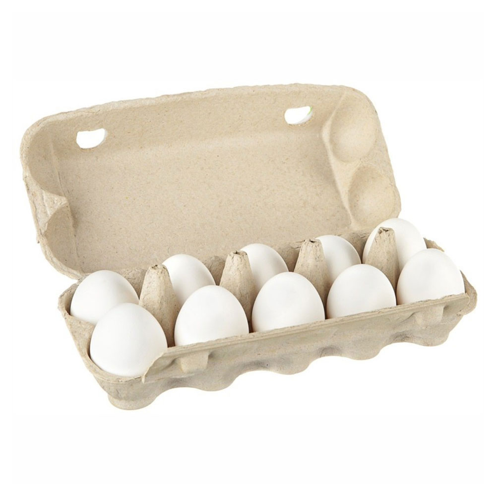 Изображение товара Социальный товар Яйца куриные С0 белое лоток, 10 шт