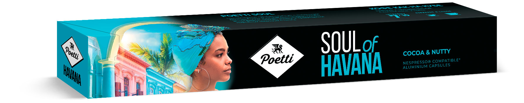 Изображение товара Кофе в капсулах Poetti Soul of Havana 10 капсул, 53 г