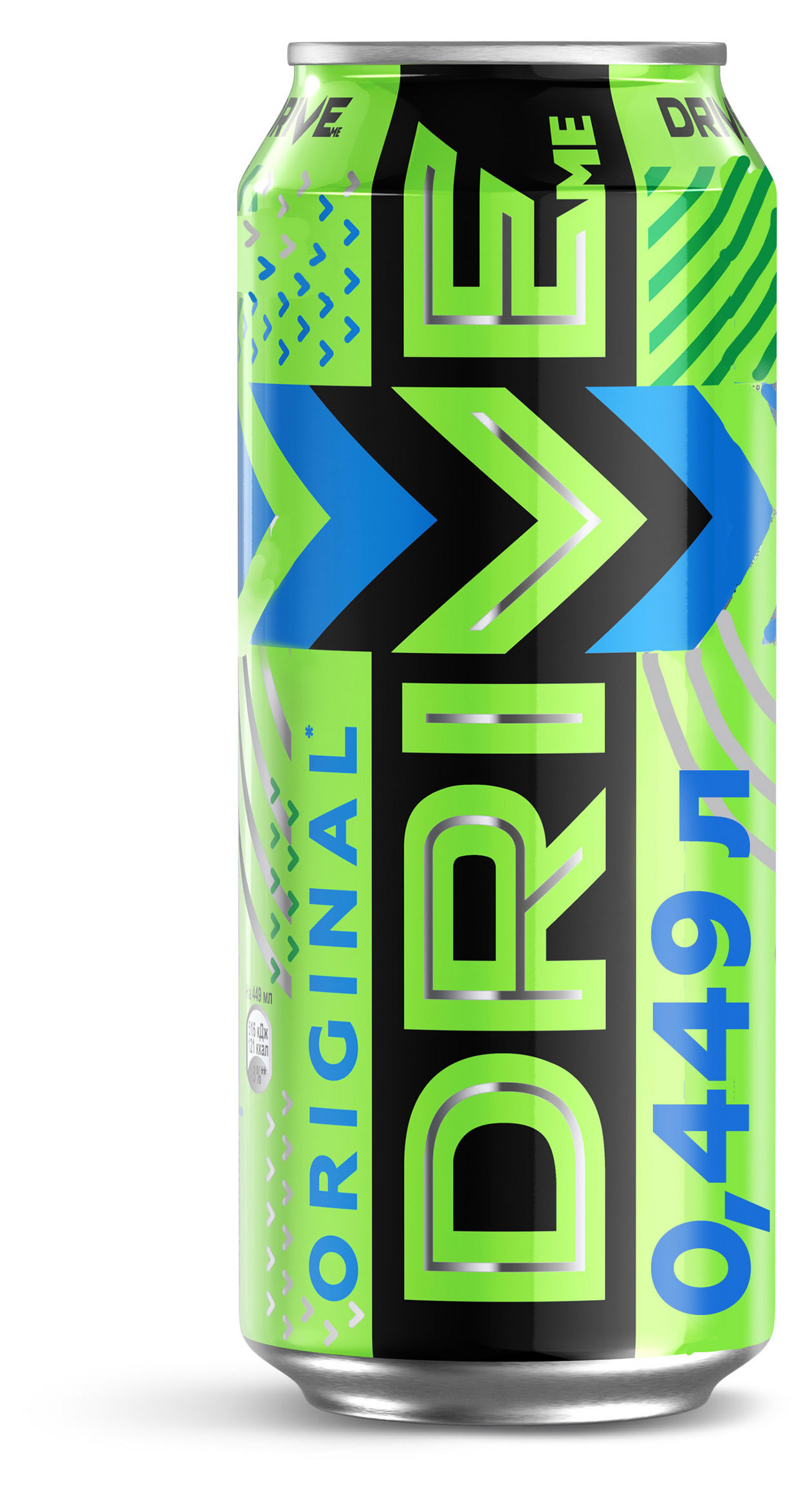 Изображение товара Энергетический напиток Drive Me Original 449 мл заряд энергии и бодрости