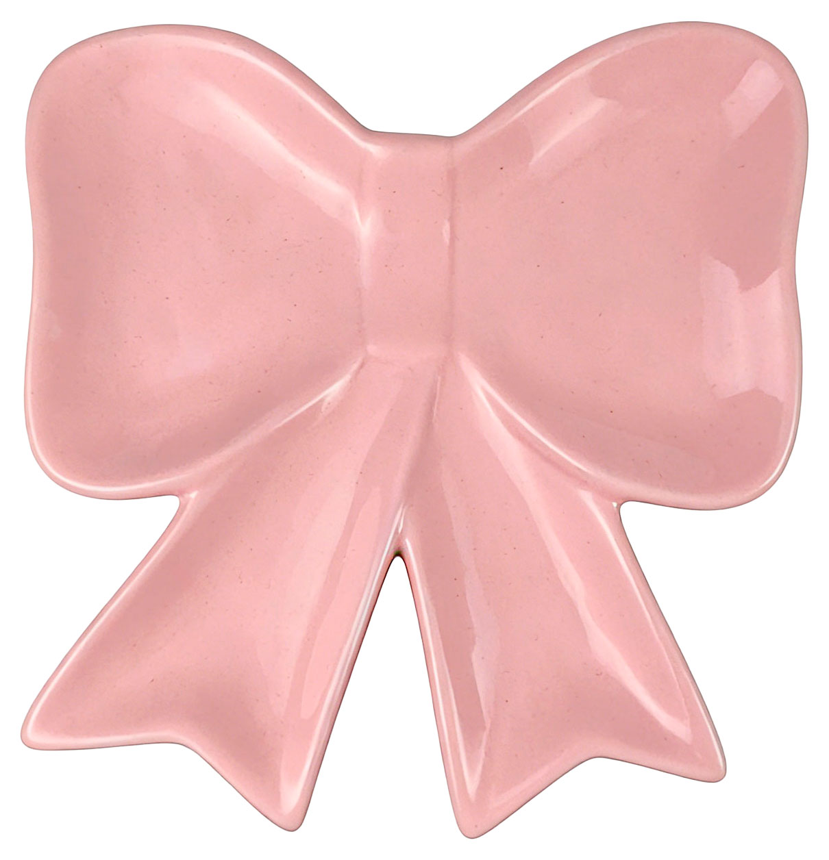 Изображение товара Блюдо Бантик розовый, 21 см