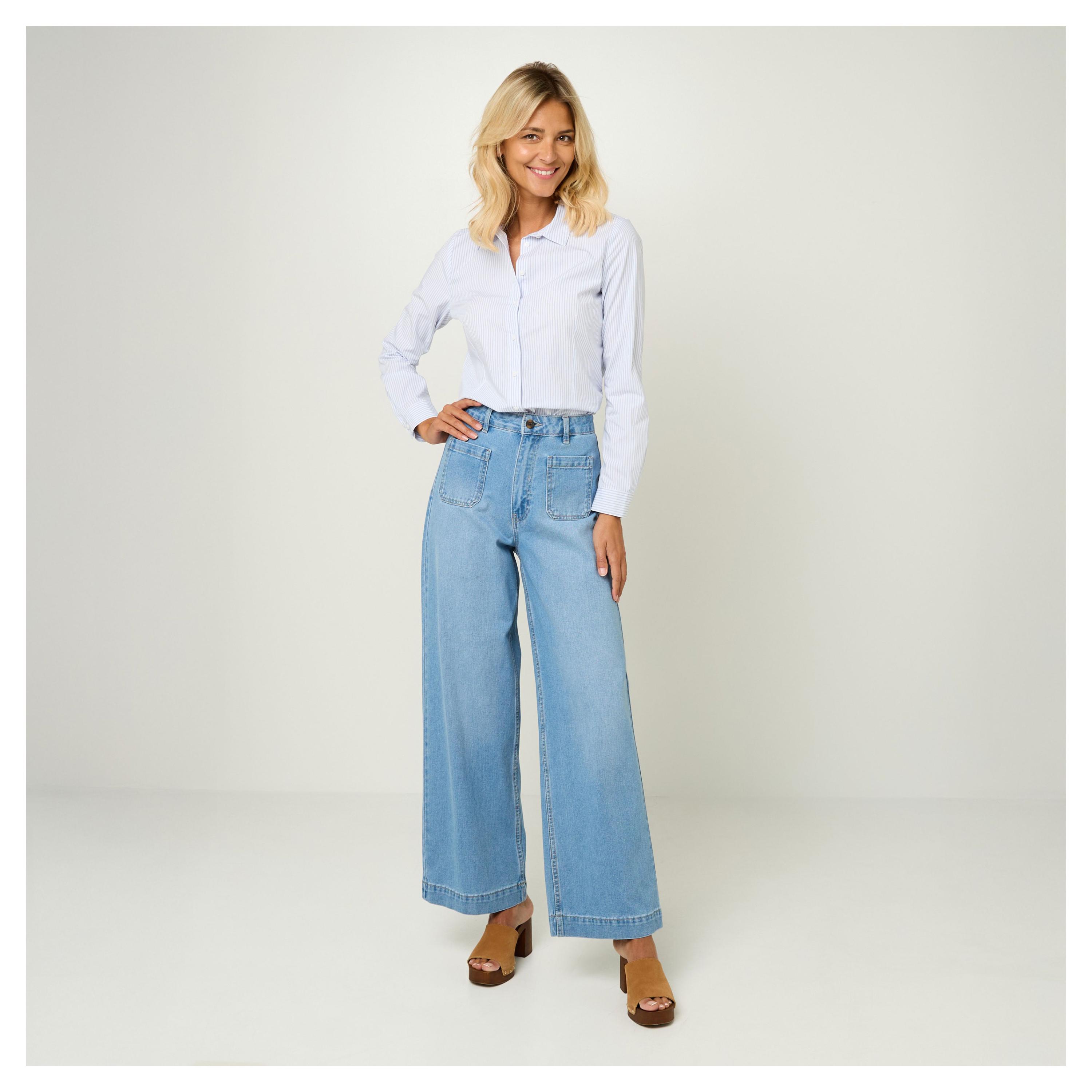 Изображение товара Джинсы женские InExtenso прямые голубые, р. 26/36-38/48