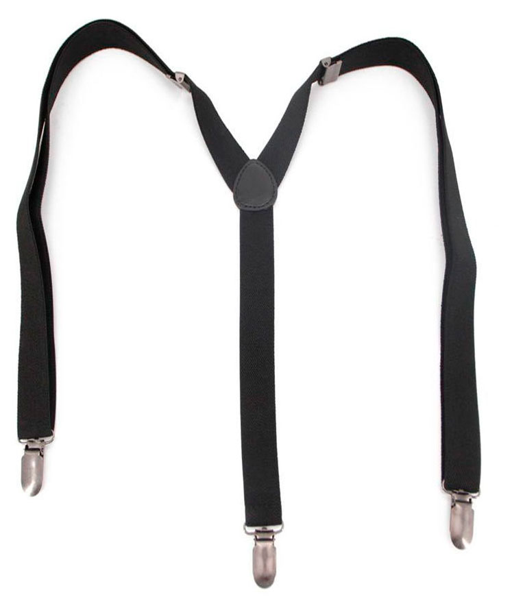 

Подтяжки мужские Pleasure черные, р. L-XL