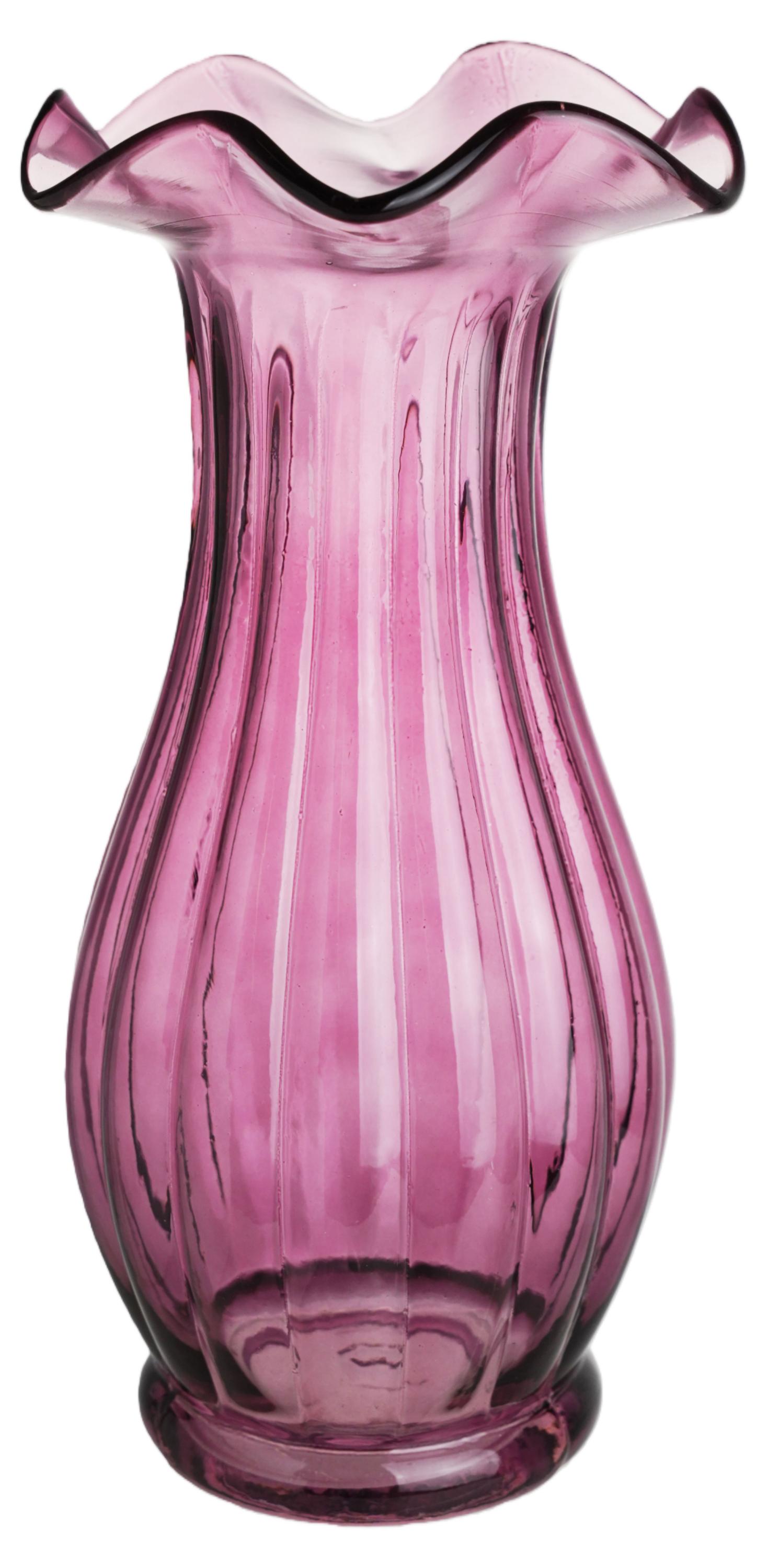 

Ваза Actuel Элегант стеклянная розовая, 29,7 см