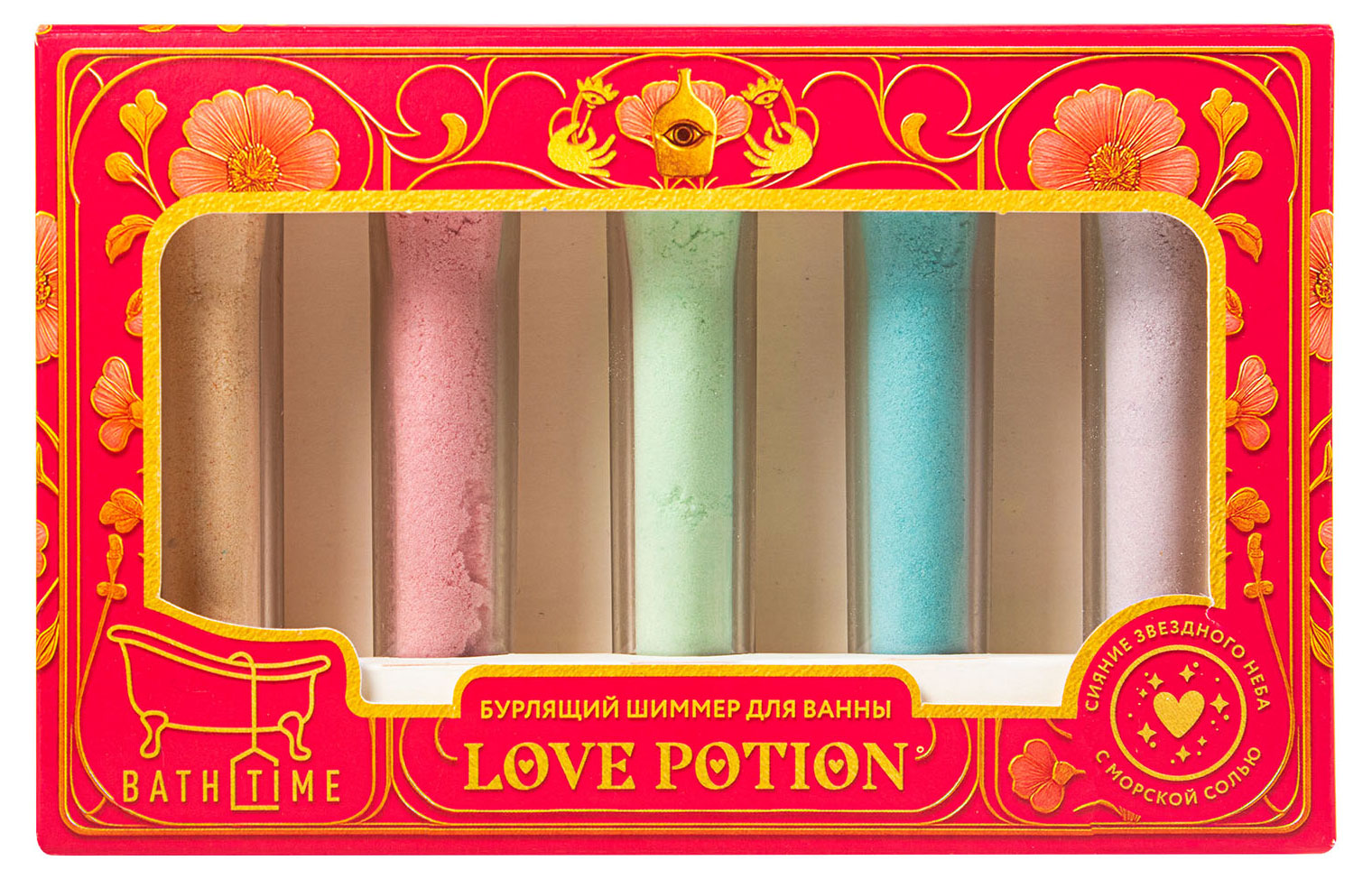 

Набор подарочный BathTime Love Potion Garden Шиммер для ванны, 65 г