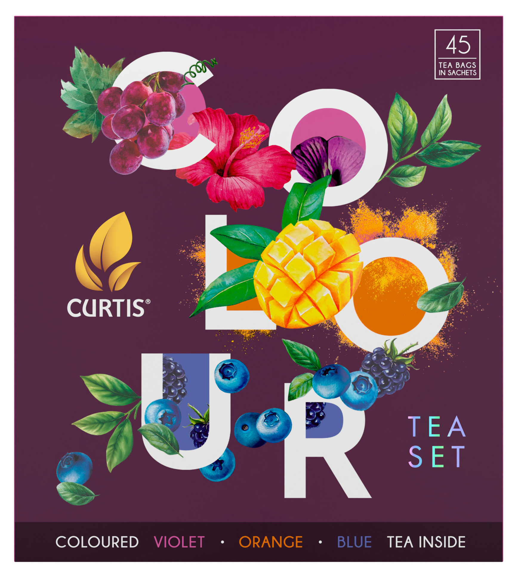 

Чайное ассорти CURTISC Colour Tea Set в пакетиках, 69,5 г