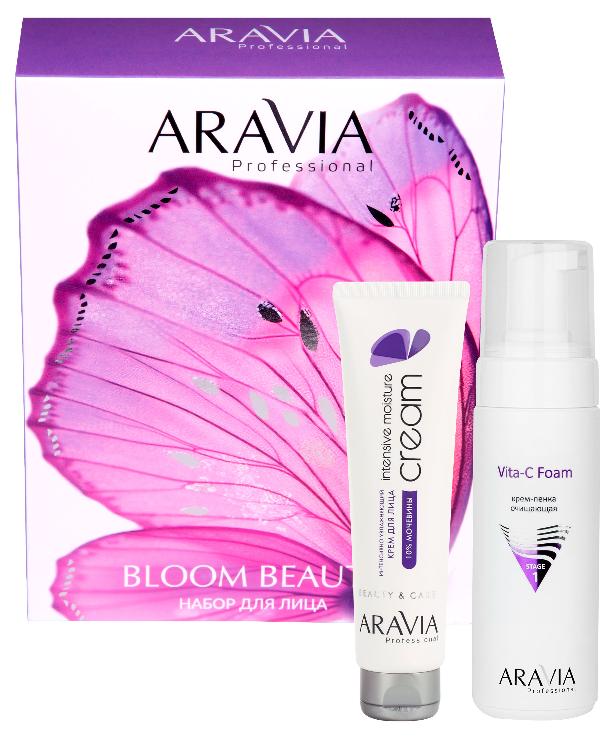

Набор подарочный ARAVIA Laboratories для ухода за кожей лица Bloom Beauty, Крем-пенка 160 мл + Крем для лица 110 мл