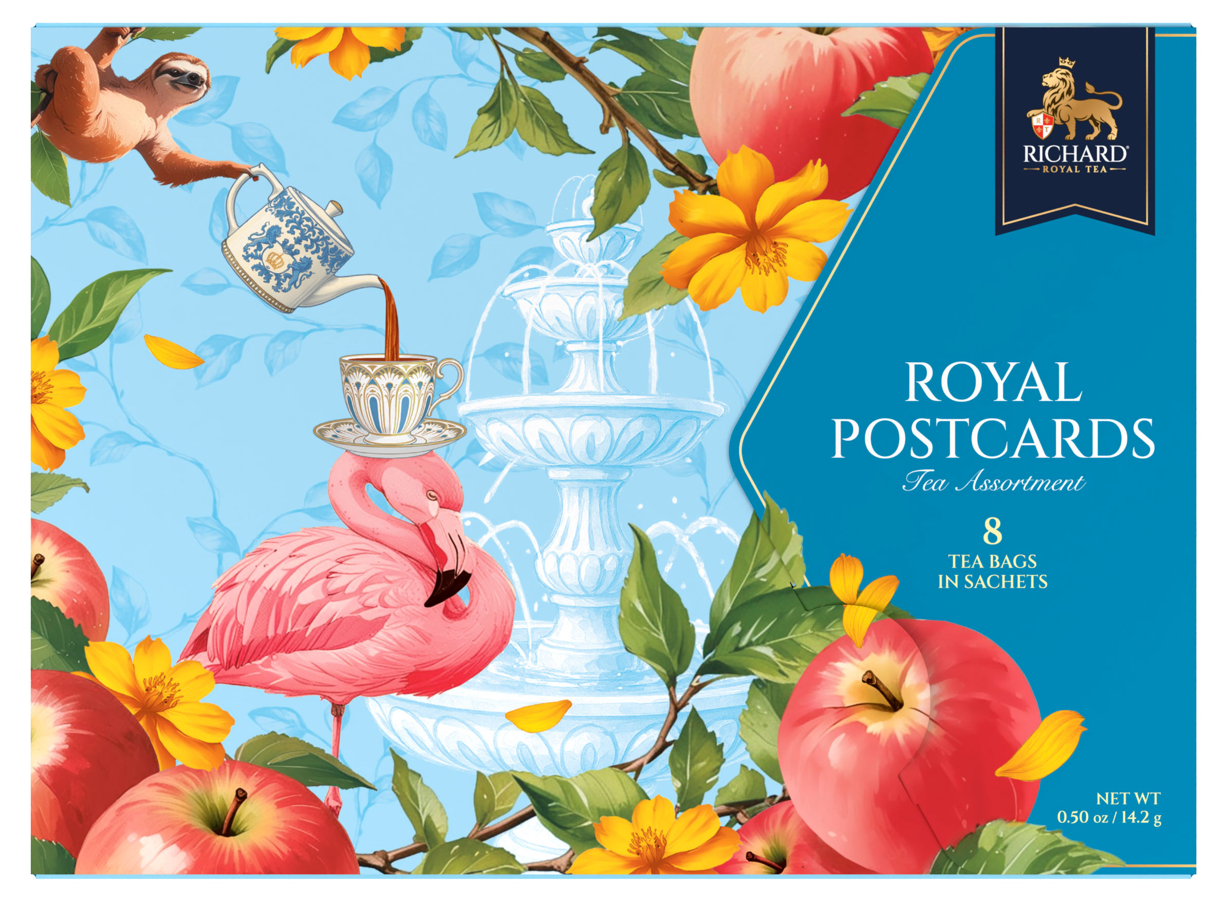 

Чайное ассорти RICHARD Royal Postcards Tea Королевские открытки, 14,2 г