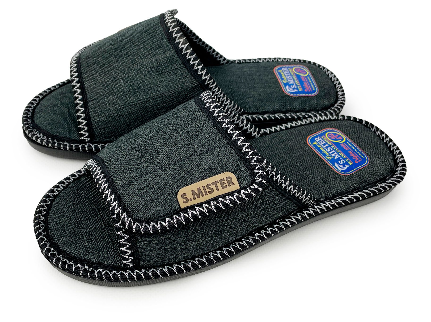 

Тапочки мужские Smile of Mister с открытым носом, р. 40/41 в ассортименте