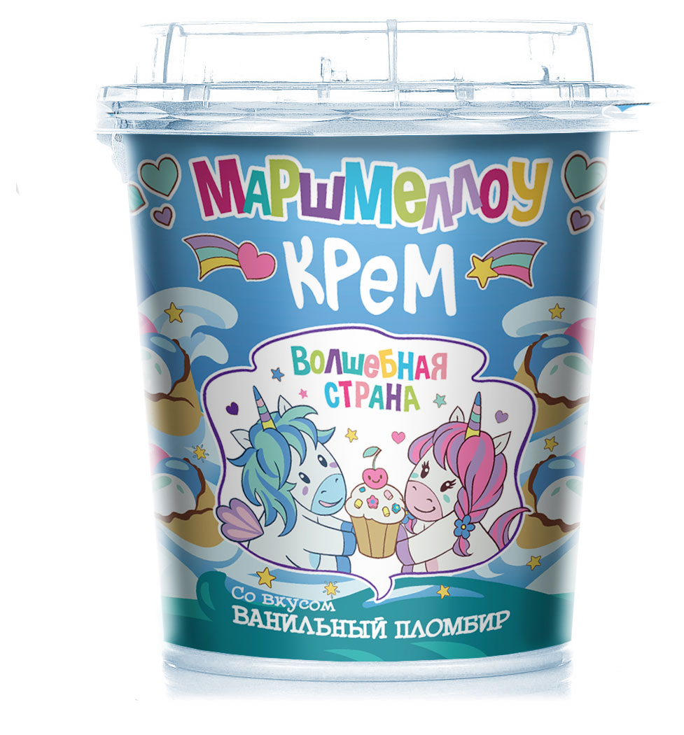 Изображение товара Маршмеллоу крем «Волшебная страна» со вкусом ванильный пломбир, 200 г