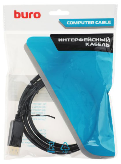 

Кабель BURO BU-DP V1.2 1,5 м