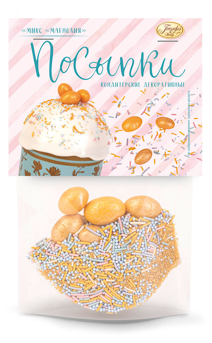 Изображение товара Посыпка кондитерская «Парфэ» Микс Магнолия, 60 г