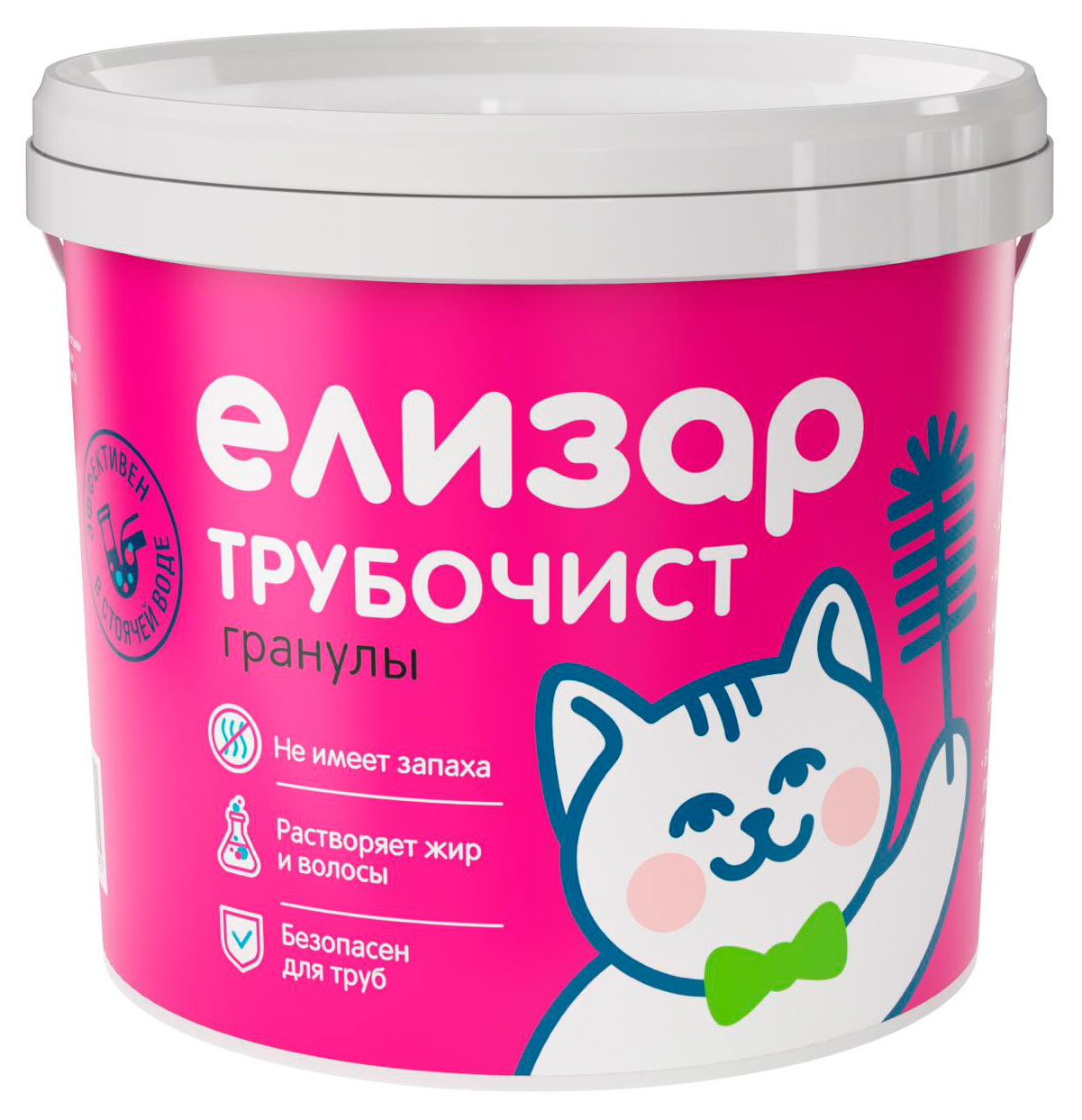 Изображение товара Гранулы от засоров Елизар Трубочист 1 кг