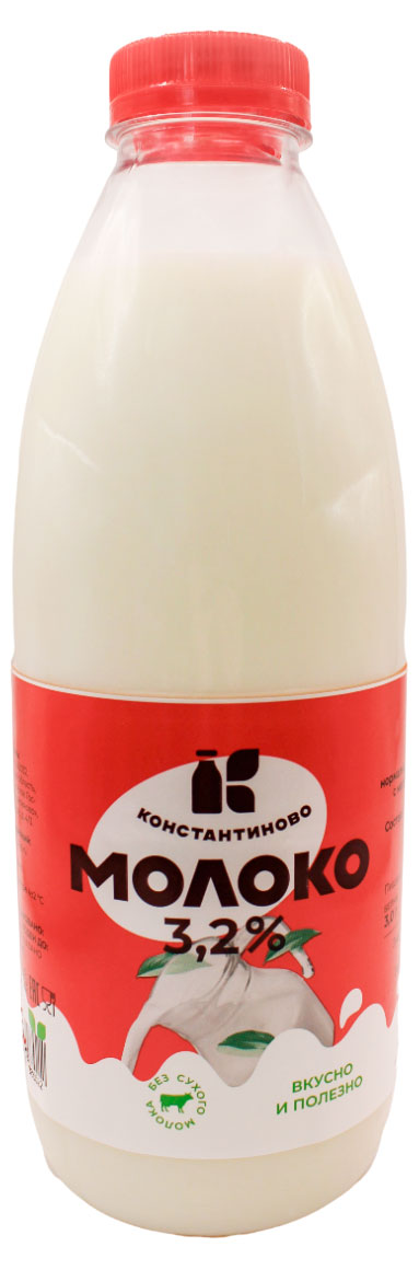 

Молоко Константиново пастеризованное 3,2% БЗМЖ охлажденное, 900 мл