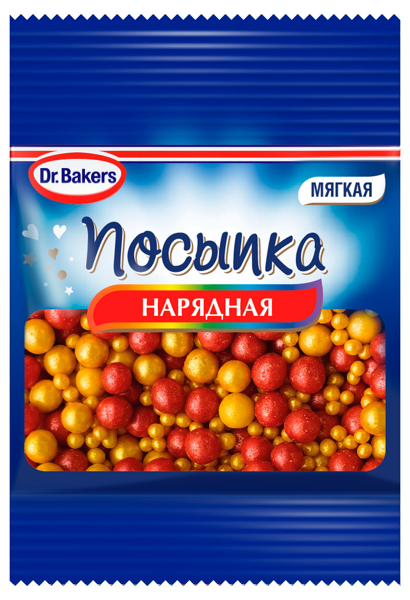 Изображение товара Посыпка кондитерская Dr.Bakers Нарядная, 10 г