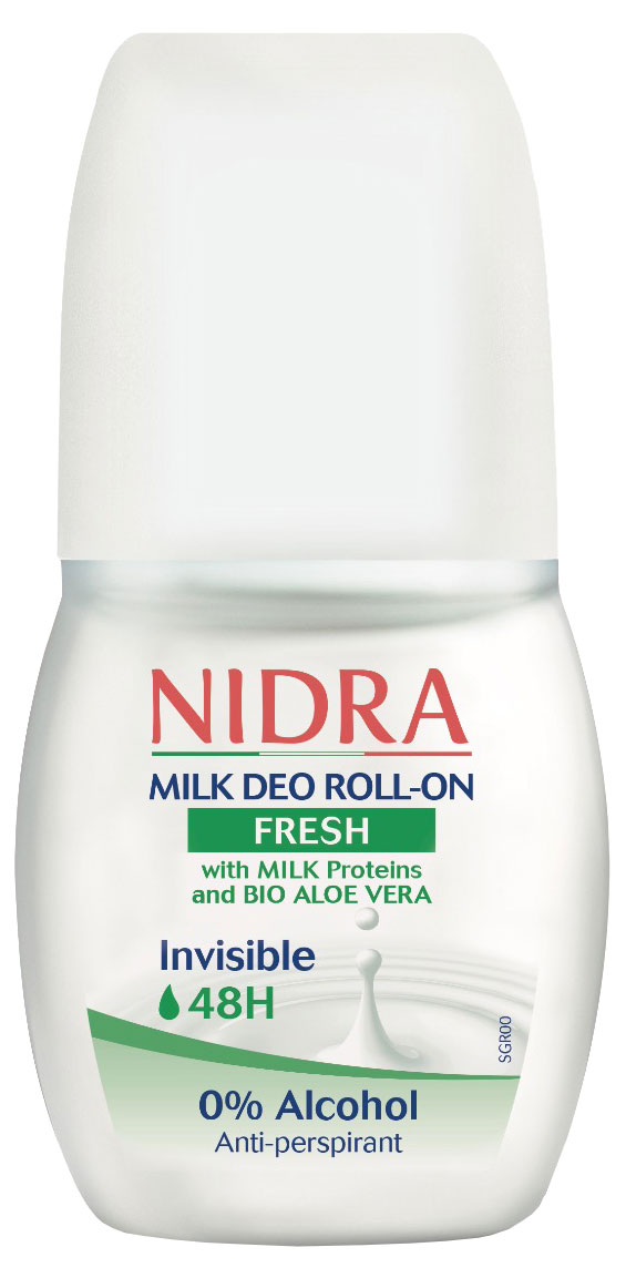 

Дезодорант-ролик Nidra с молочными протеинами и алоэ вера Италия, 50 мл