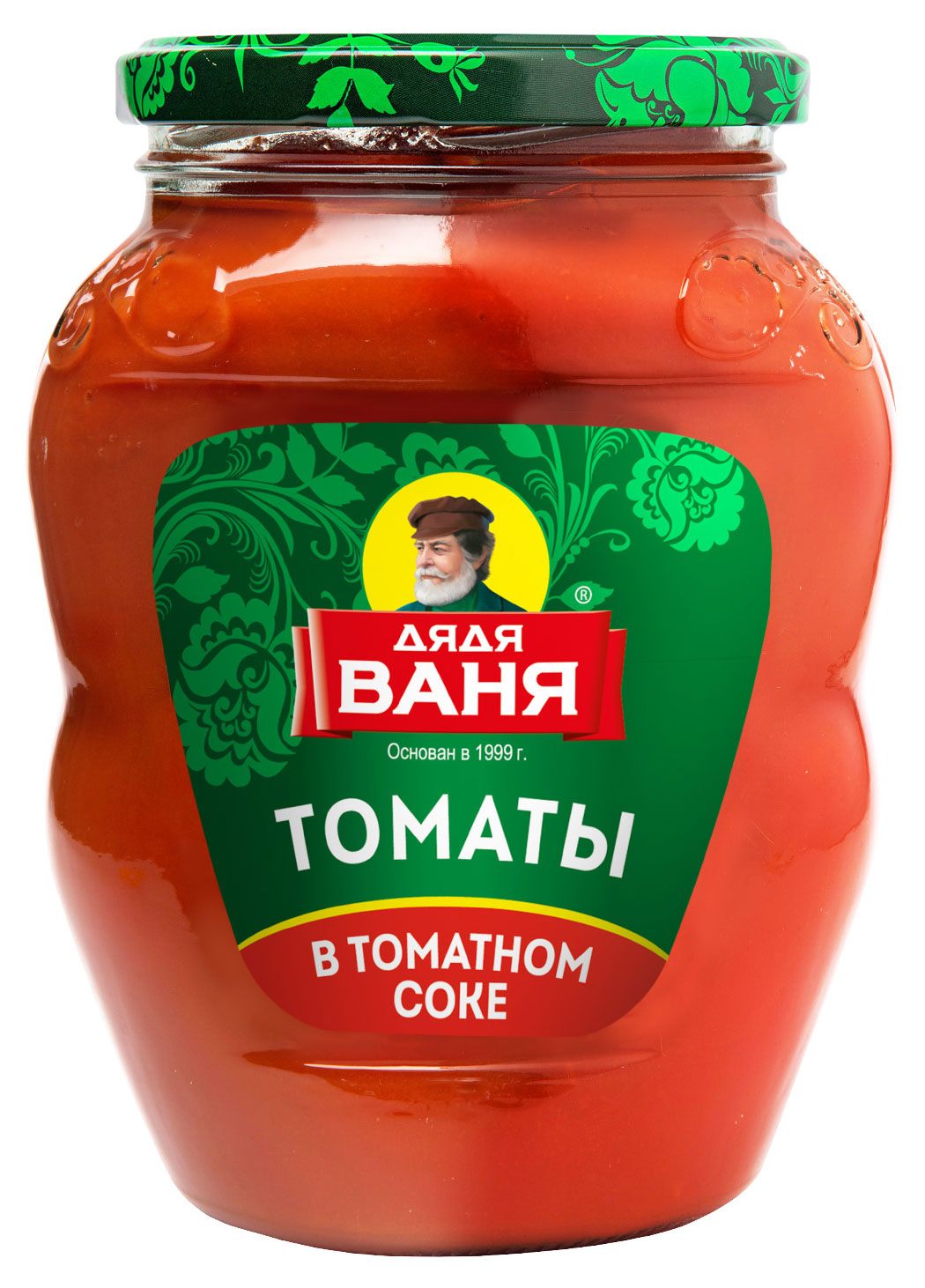 Изображение товара Томаты в собственном соку Дядя Ваня 680 г натуральный консерват в стеклянной банке