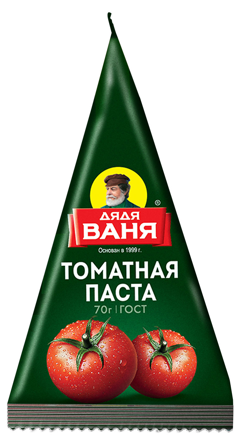 Изображение товара Томатная паста Дядя Ваня 25% ГОСТ 70 г натуральный продукт