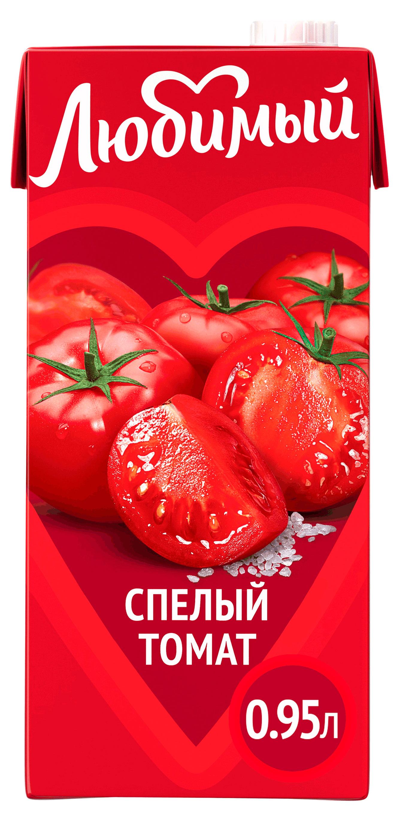 Изображение товара Нектар томатный "Любимый" 950 мл натуральный без красителей и консервантов