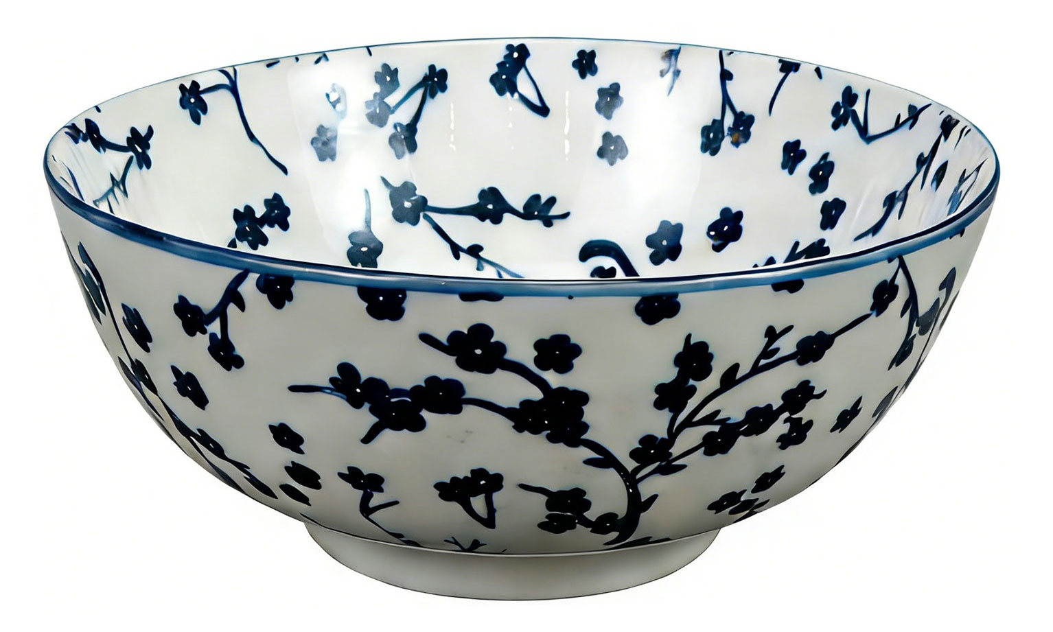 

Салатник Синие цветы, 20,5х8,5 см